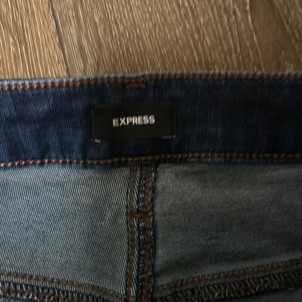 Express Indigo Denim Jeans - Picture 3 of 4